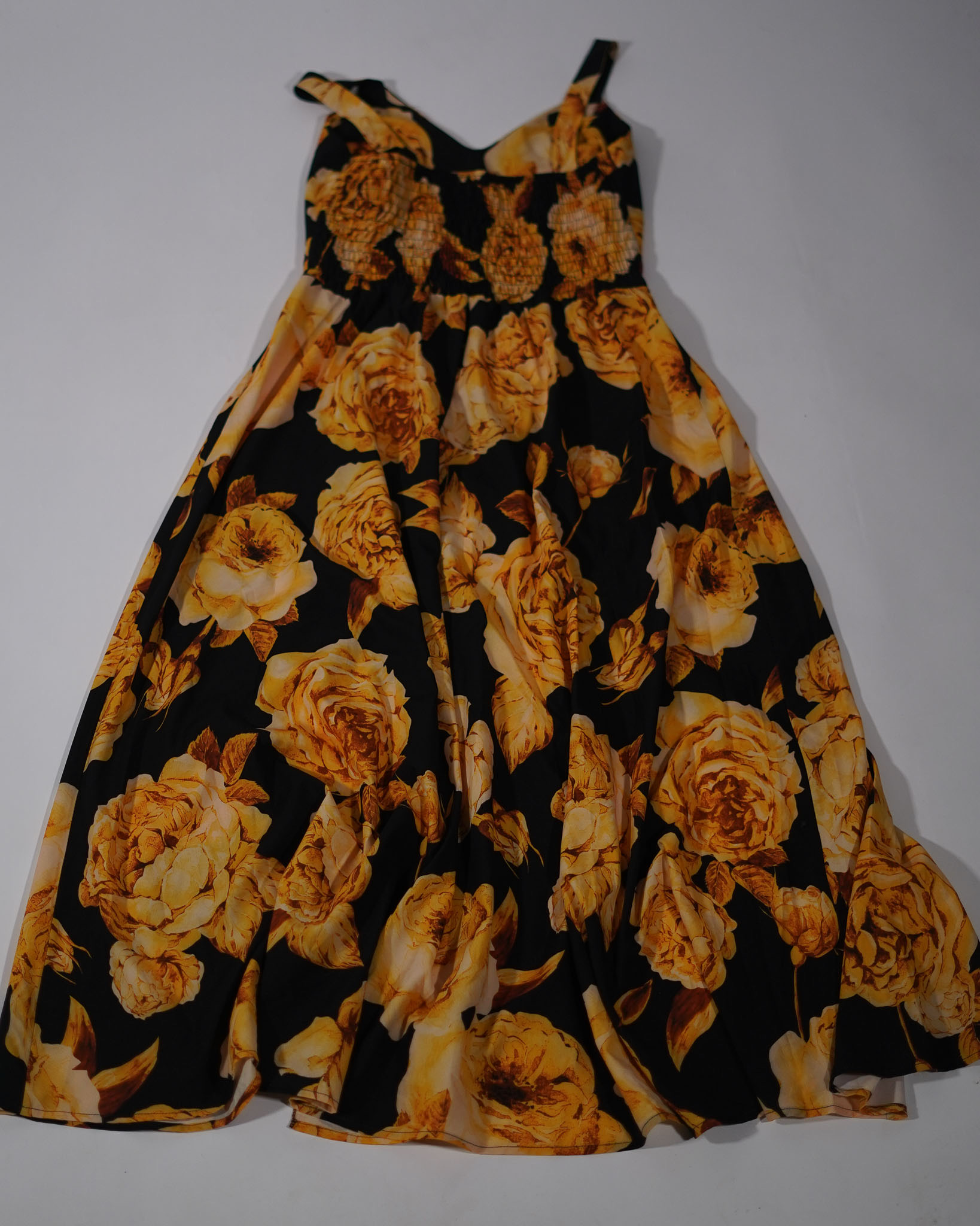 Floral ( black and yellow) dress