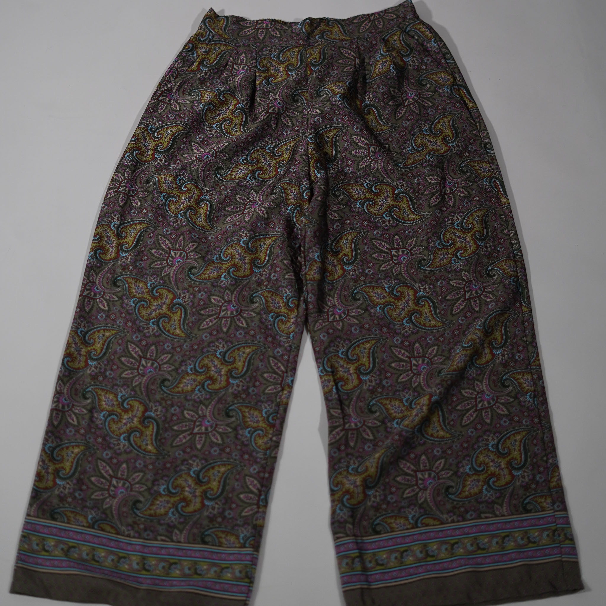 Silk large pants