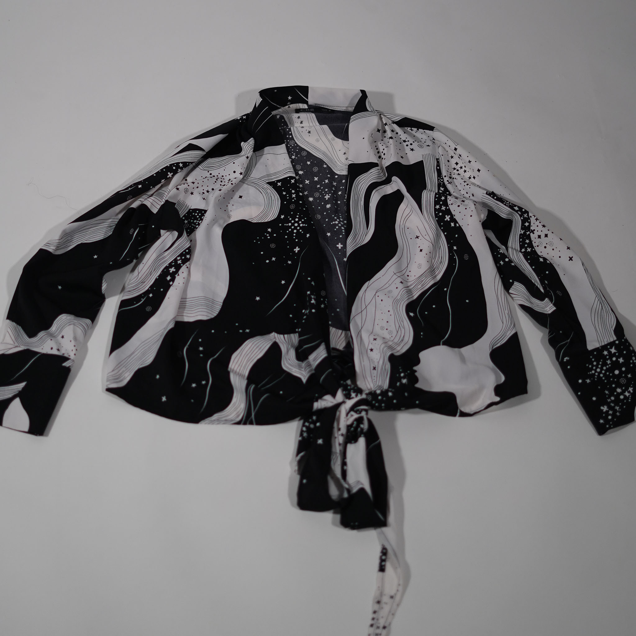 Black and white shirt